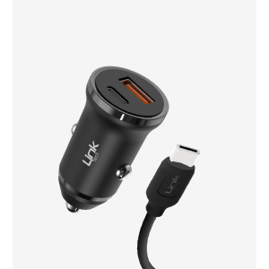 Linktech Eko Araç Şarj Aleti̇ USB Type-C 30 W C486E