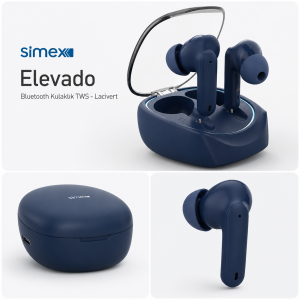 Si̇mex Elevado Bluetooth Kulaklik TWS Laci̇vert