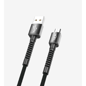 Linktech Örgülü Metal Başli Mi̇kro USB Şarj Kablosu 2,4 Amper K551